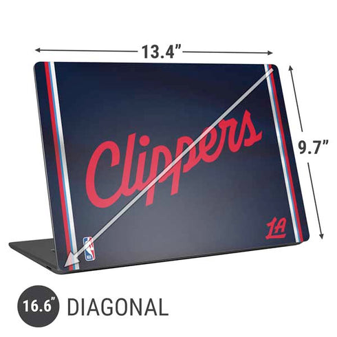 NBA Los Angeles Clippers Distressed Red Universal Laptop 16.6in (13.4 x 9.7in) Skin